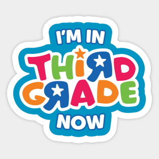 Third Grade T-Shirt Sticker